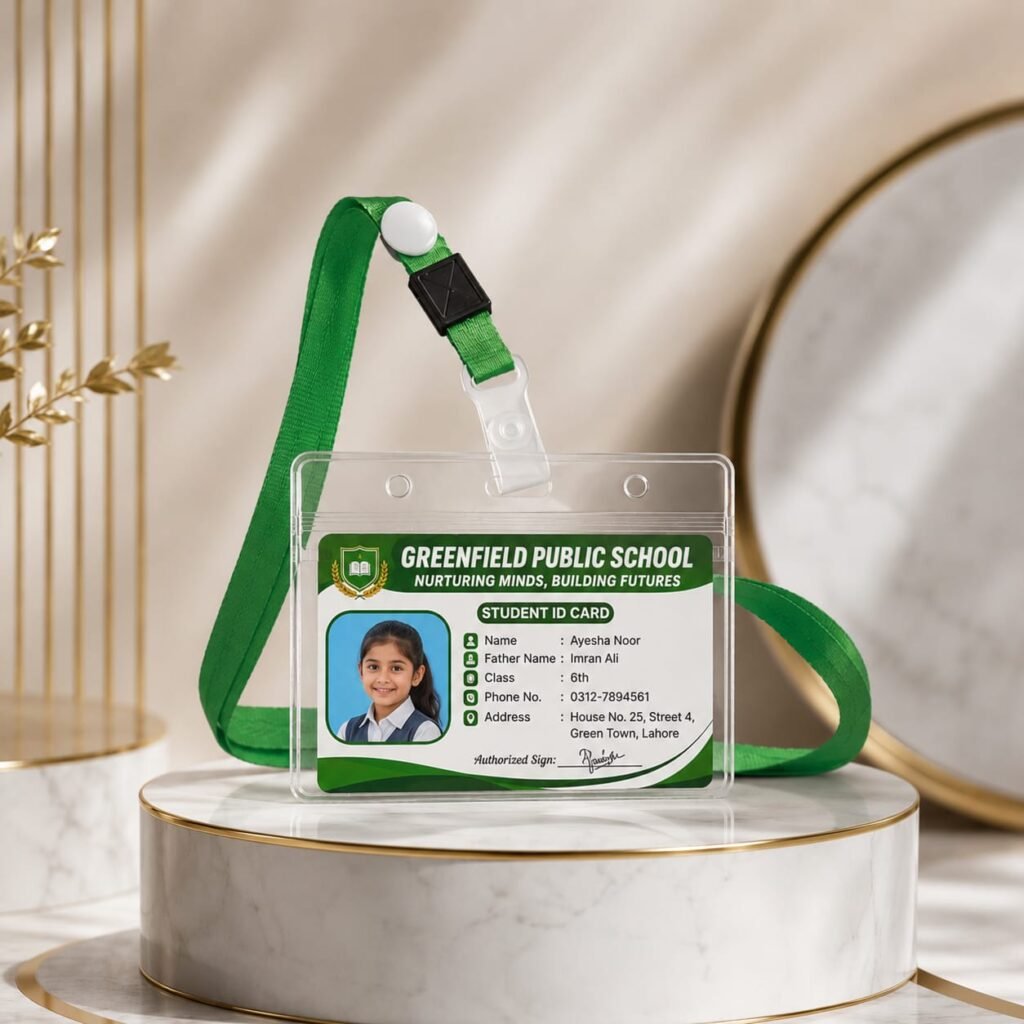 Custom PVC Student ID Card – Personalized School, College & University ID Card
