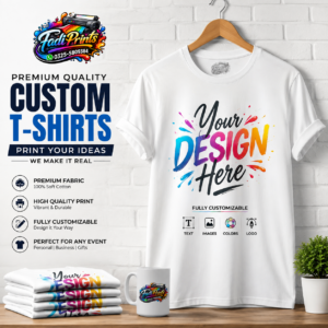 Custom Printed T-Shirt – Personalized T-Shirts for Events, Birthdays & Special Occasions