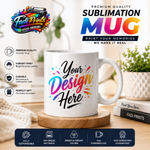 Custom White Mug – Personalized Sublimation Coffee Mug
